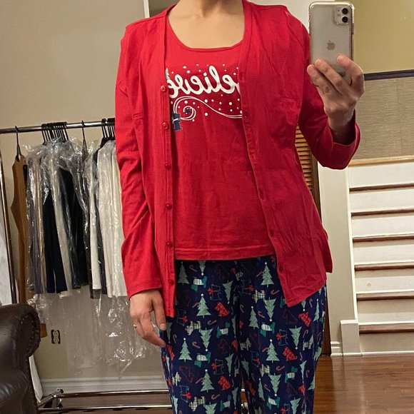 3 Piece Cardigan Pajama Set (Kim Rogers®) - Picture 7 of 7